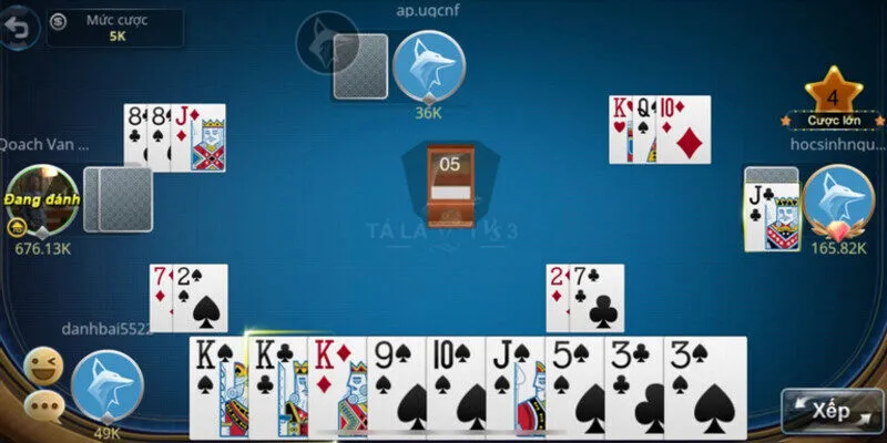 Tiến lên miền Nam - tựa game đỉnh cao thu hút hàng triệu hội viên