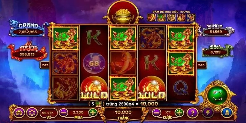 Nổ Hũ Tứ Linh 789win - Cơ Hội Đổi Đời Tính Bằng Giây 4 Thả ga quay hũ chỉ với vài thao tác đơn giản